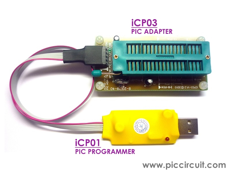   Programming (ICSP) method or Off Board Programming (Adapter) method