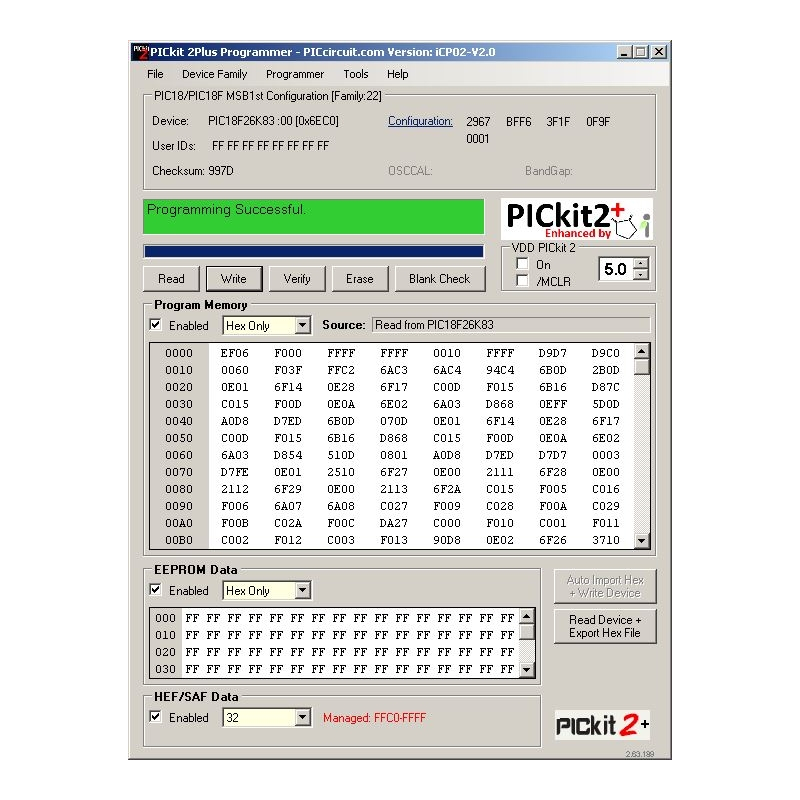 microchip pickit 3 programmer software download